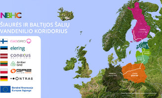 Šiaurės ir Baltijos šalių vandenilio koridoriaus galimybių studijai – maksimali 6,8 mln. eurų parama